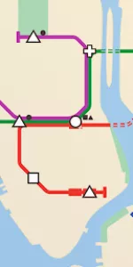 Mini Metro app screenshot 1