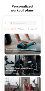 Virtuagym app screenshot 3