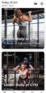 HERO Performance Training app screenshot 2
