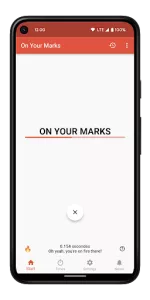 On your marks  app screenshot 2