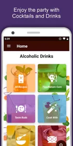 All Cocktail and Drink Recipes app screenshot 1