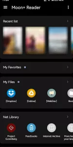 Moon+ Reader app screenshot 8