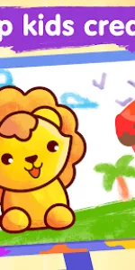 Coloring games for kids age 2 app screenshot 1