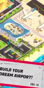 Airport Inc. Idle Tycoon Game app screenshot 1