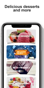 Dessert recipes app screenshot 1